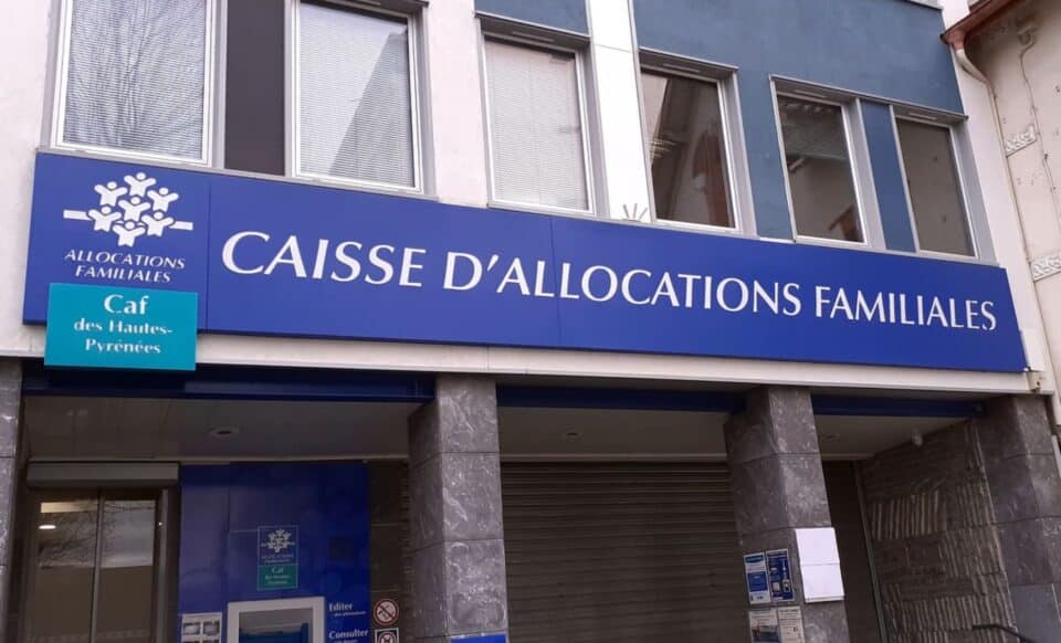 Photo d'une agence de la Caisse d'allocations familiales (CAF)