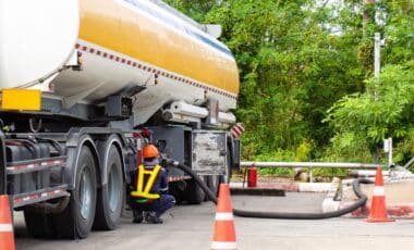 Photo d'un camion-citerne de Fioul domestique