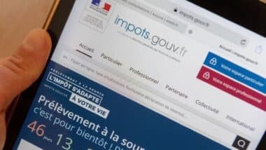 Photo du site gouvernemental des impots