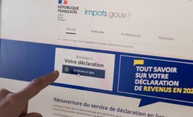 Impôt sur Le Revenu illustré par un site gouvernemental