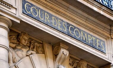 L'entrée de la Cour des comptes