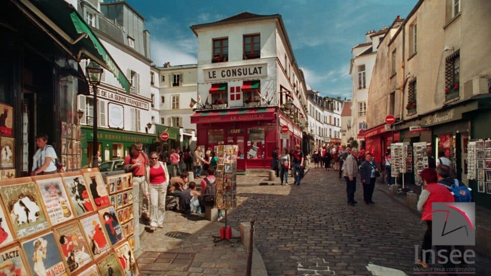 Un quartier en France pour illustrer l'étude réalisée par l'Insee