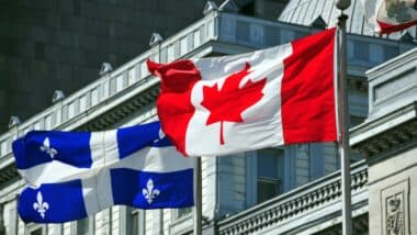 Drapeau du Canada et Québec 