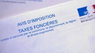 Un avis d'imposition de la taxe foncière