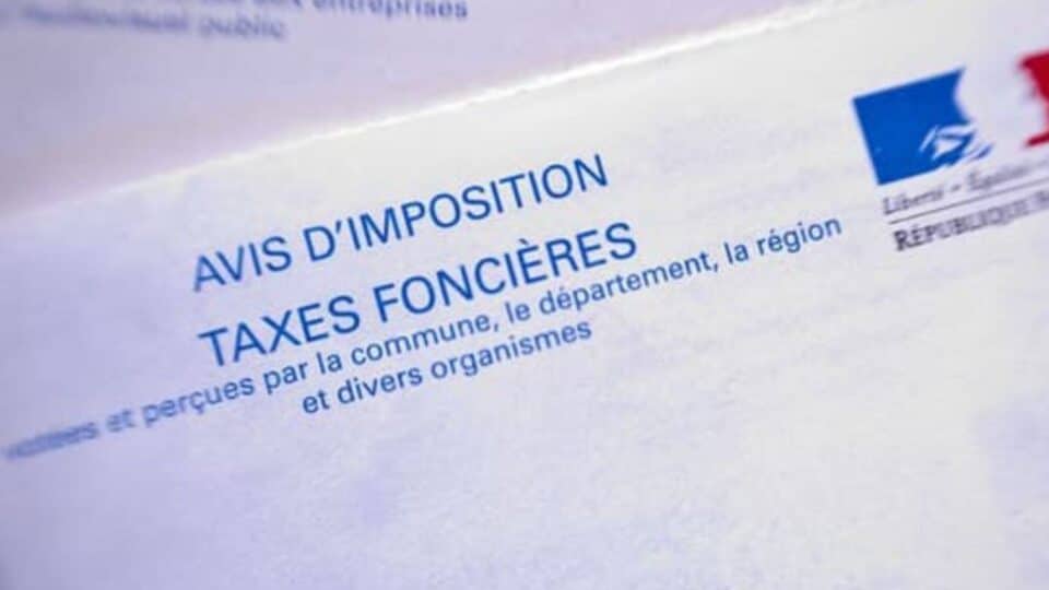 Un avis d'imposition de la taxe foncière