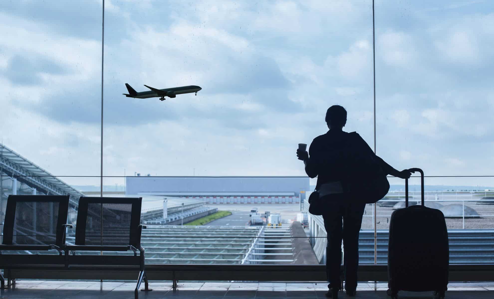 Aéroport pour illustrer les transports aériens