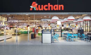 Un hypermarché de l'enseigne Auchan