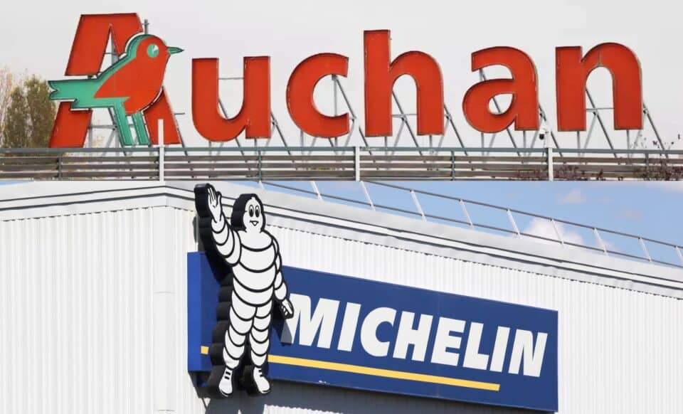 Auchan Et Michelin pour illustrer les suspensions d'emplois