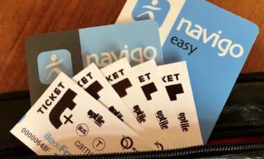 Tickets de transport et pass Navigo