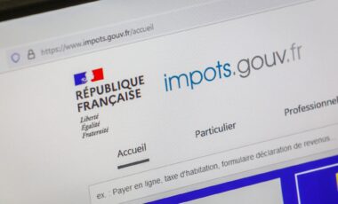 L'interface du site des impôts