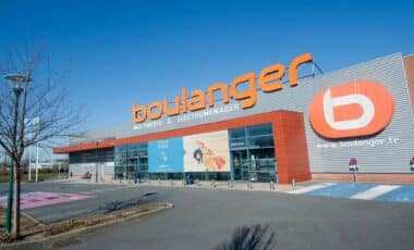 Devanture d'un magasin Boulanger