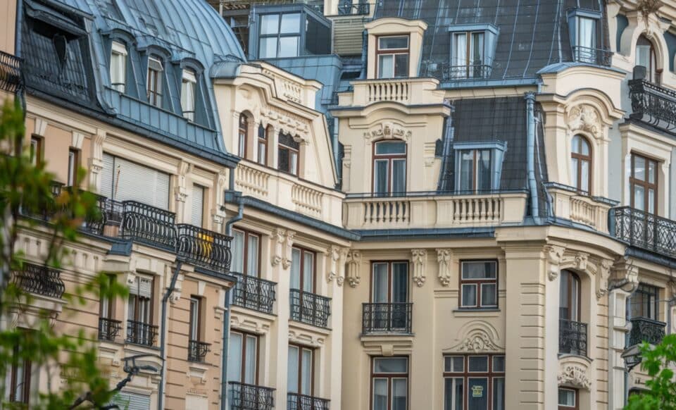 Des immeubles haussmanniens symbolisant le patrimoine immobilier public, souvent sous-utilisé et envisagé pour des cessions en vue de financer des réformes.