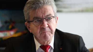Photo de Jean-Luc Mélenchon pour évoquer le budget