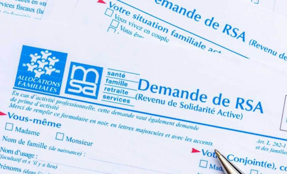 Formulaire demande RSA