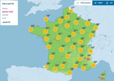 Météo : des températures dignes de juillet, quelles sont régions où il fera le plus chaud ? météo