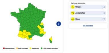 Météo : la moitié sud toujours sous les orages et les averses, voici les régions concernées Météo