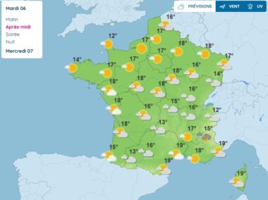 Météo : la moitié sud toujours sous les orages et les averses, voici les régions concernées Météo