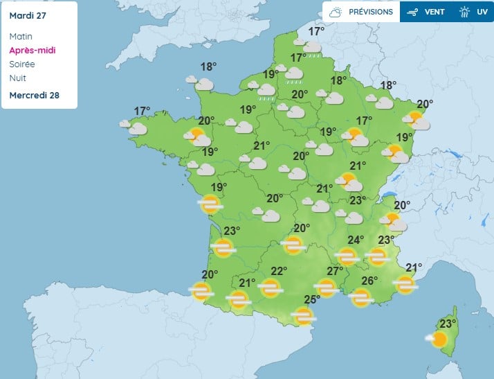 Météo : entre orages et soleil, un temps instable au programme de ce mardi Météo