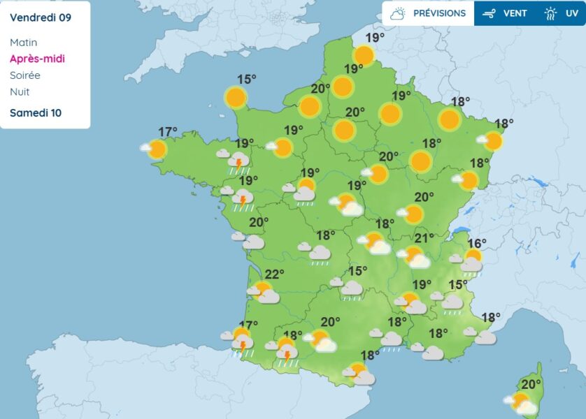 Météo : une dépression orageuse va secouer la France, voici les régions menacées Météo