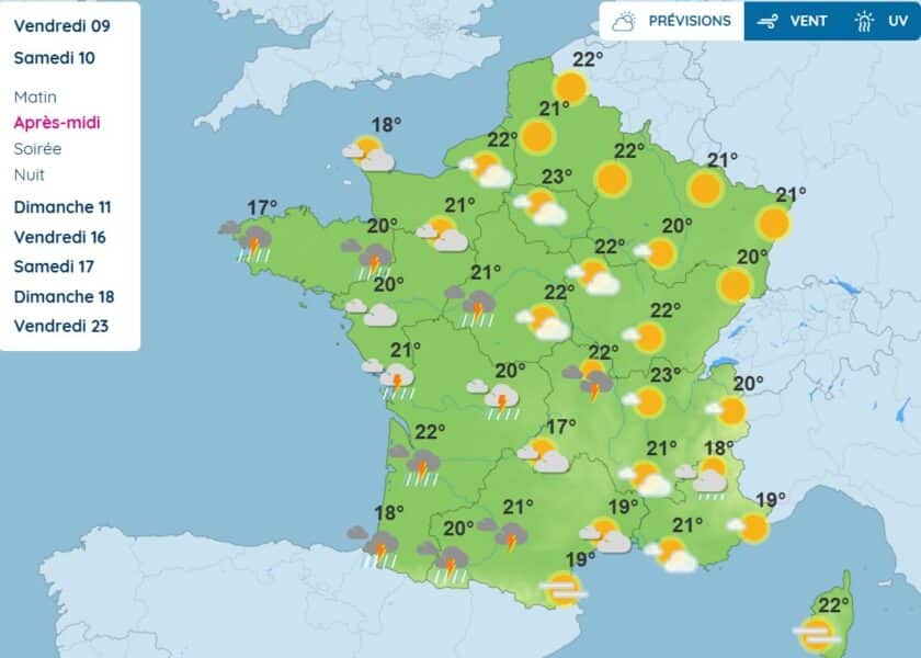 Météo : un week-end agité en perspective, voici ce qui nous attend Météo