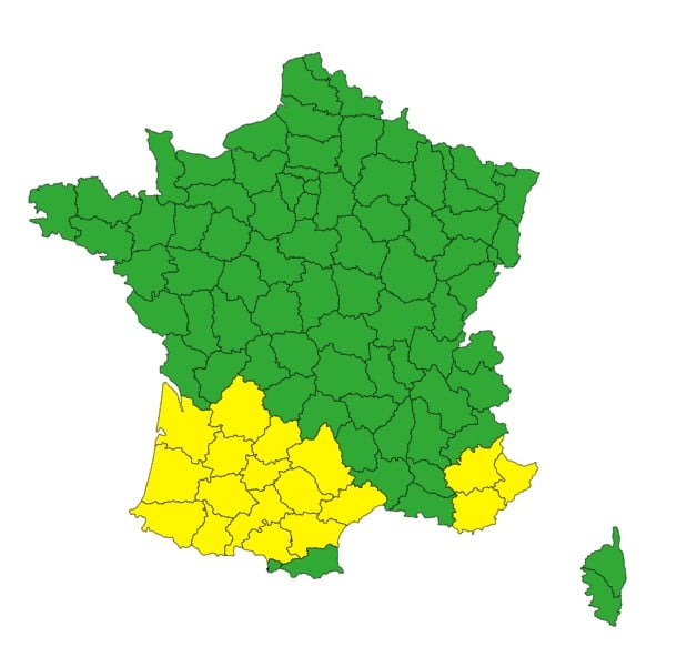 Météo : 18 départements sous menace d’orages et de grêle ce jeudi, voici lesquels Météo
