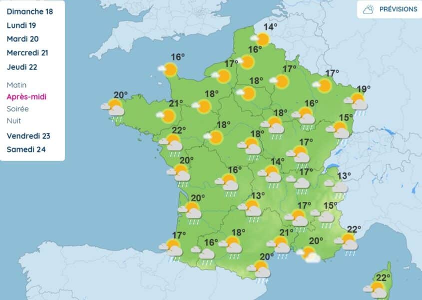 Météo : orages, pluies, vent… Une semaine fortement agitée en perspective Météo
