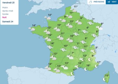 Météo : forte baisse des températures en matinée et soirée, vigilance au gel dans certaines régions Météo