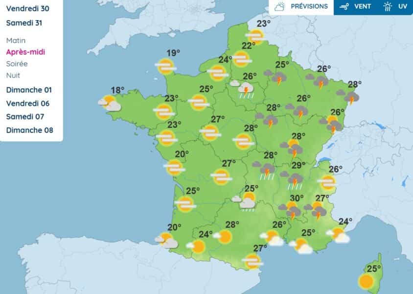 Météo : alerte à la dégradation, des orages violents vont frapper après la vague de chaleur Météo