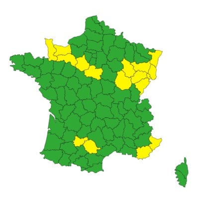 Météo : orages, crues et pluie-inondation, plusieurs départements placés en vigilance Météo