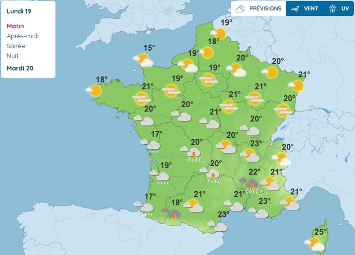 Météo : orages violents, grêle et pluies diluviennes, 9 départements en vigilance orange Météo
