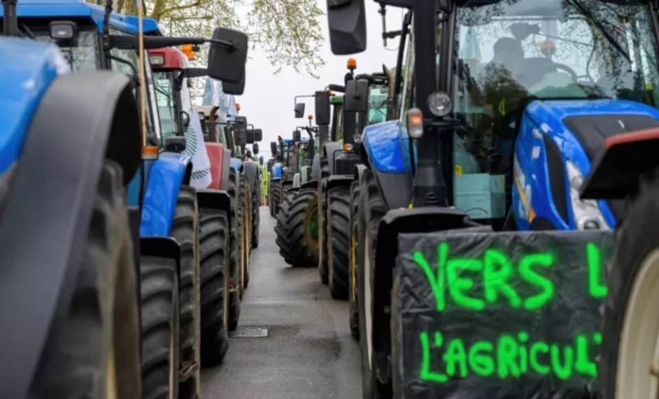 Taxis et agriculteurs