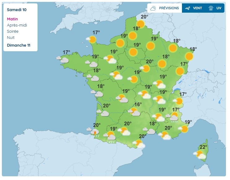 Météo : orages et vents violents sur une large partie de la France Météo