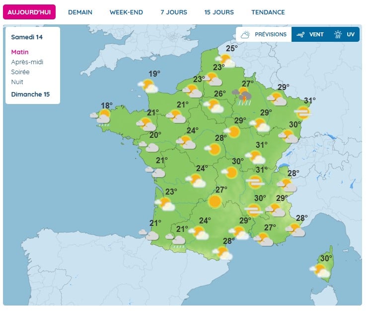 Météo : les orages persistent, 15 départements placés en vigilance orange Météo