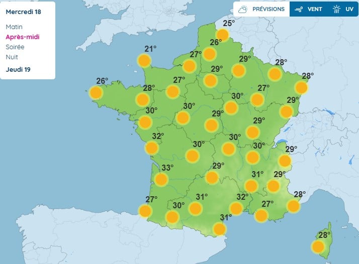 Météo : après la canicule, un autre phénomène menace la France cette semaine, voici les zones touchées Météo