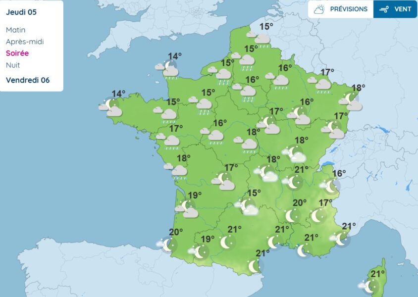 Météo : averses, froid... Un temps automnal s'installe sur une partie de la France Météo