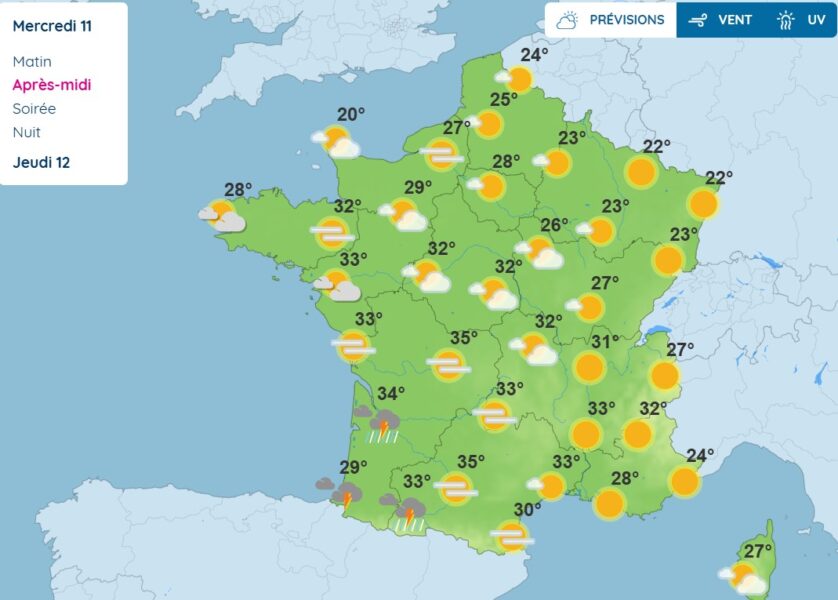 Météo : première alerte canicule de 2025, plusieurs départements concernés Météo