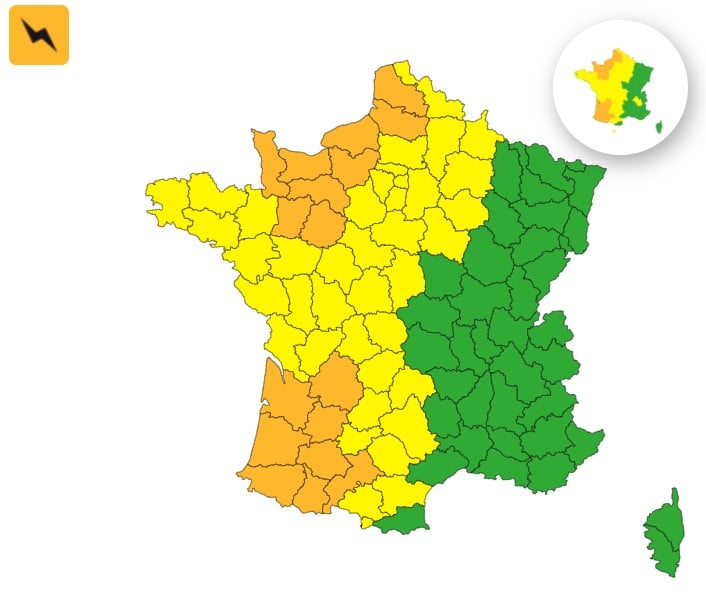 Météo : violents orages, grêle, vents forts... 17 départements en vigilance orange Météo