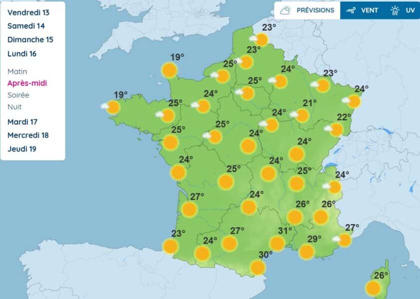 Météo : des orages puissants vont rafraîchir la France ce week-end Météo