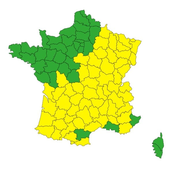 Météo : le retour brutal des orages secoue la France ce dimanche, 58 départements en alerte Météo