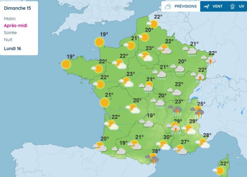 Météo : le retour brutal des orages secoue la France ce dimanche, 58 départements en alerte Météo