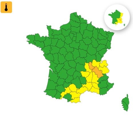 Météo : la chaleur persiste malgré un léger rafraîchissement, voici les régions toujours en alerte Météo