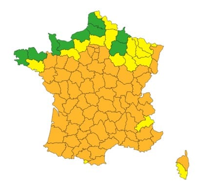 Météo : la France étouffe sous la canicule, 73 départements en alerte orange Météo