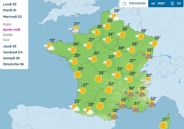 Météo : à quand la fin de la canicule en France ? Canicule