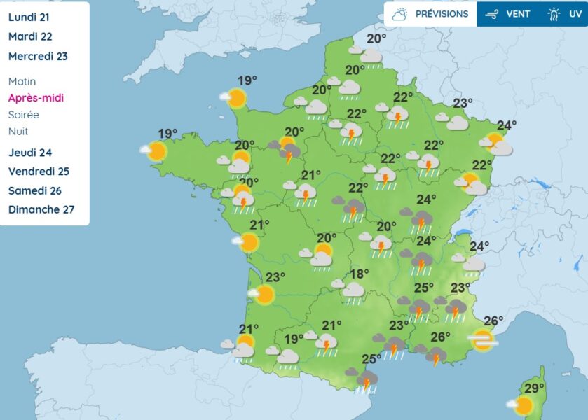 Météo : arrivée d'une nouvelle goutte froide cette semaine, voici à quoi il faut s'attendre Météo