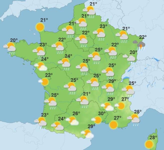 Météo : pluies torrentielles, froid, vents forts... Une nouvelle goutte froide fonce sur la France Météo