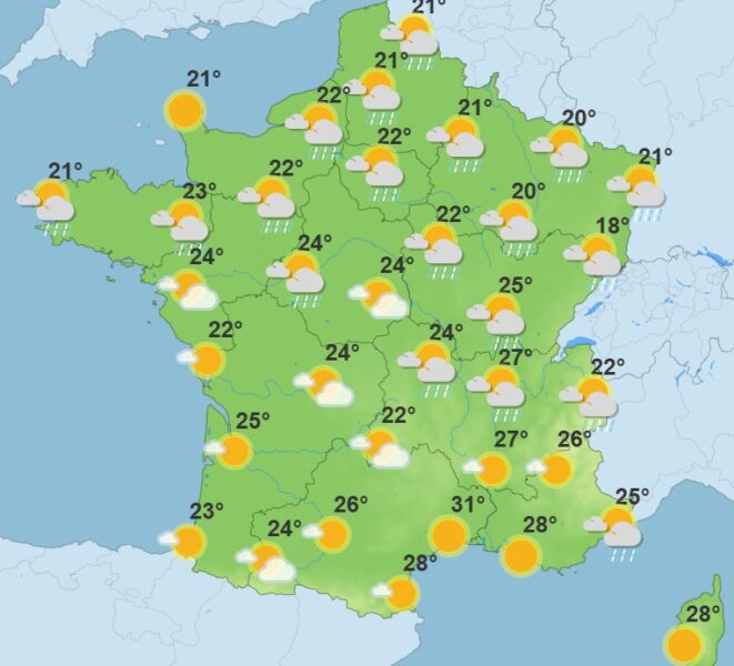 Météo : pluies torrentielles, froid, vents forts... Une nouvelle goutte froide fonce sur la France Météo