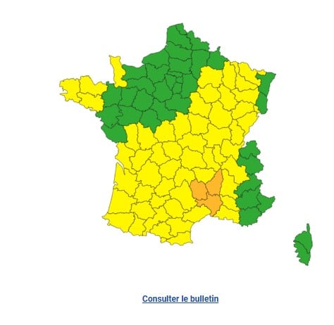 Météo : orages, pluie-inondation... Une large partie de la France en alerte Météo