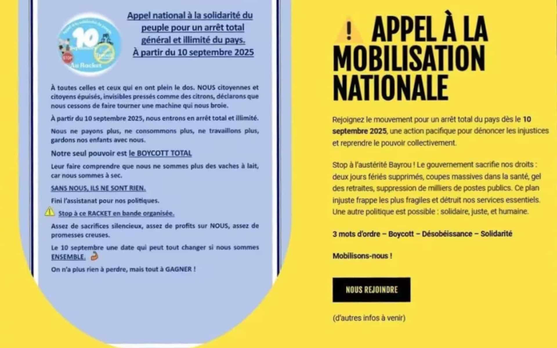 Blocages du 10 septembre : les syndicats vont-ils y participer ? 10 septembre