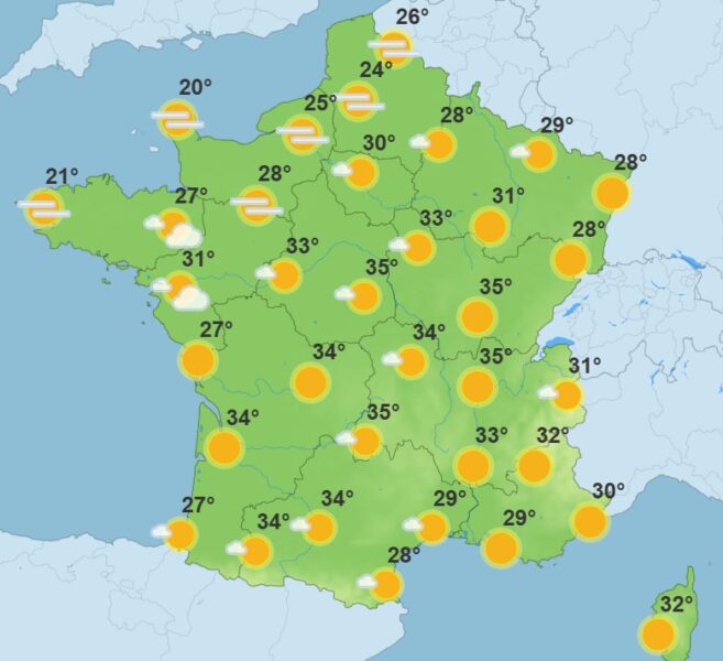 Canicule : jusqu'à 40 degrés cette semaine, voici les régions où il fera le plus chaud Canicule