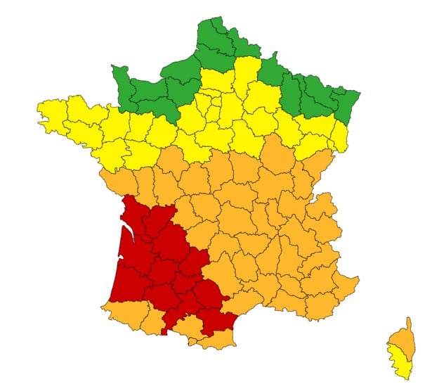 Météo : Alerte canicule extrême, 12 départements en vigilance rouge Météo